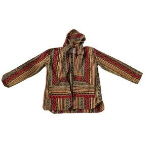 Sunshine Joy Est‎ 2002 Hoodie Size S Multicolor Stripe Y2K  100% Cotton